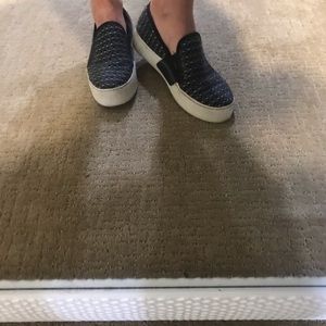 1. State Waylon Tweed Platform Loafers